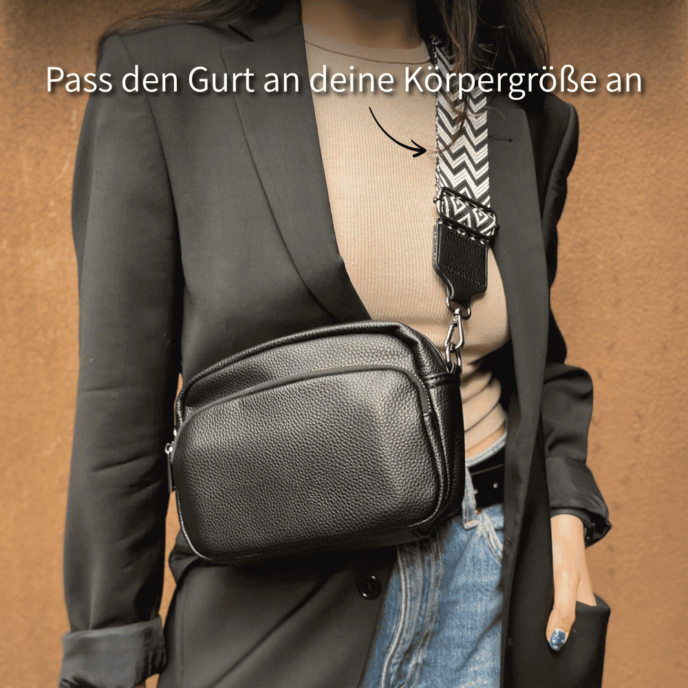 LoxBag - Premium Leder Umhängetasche