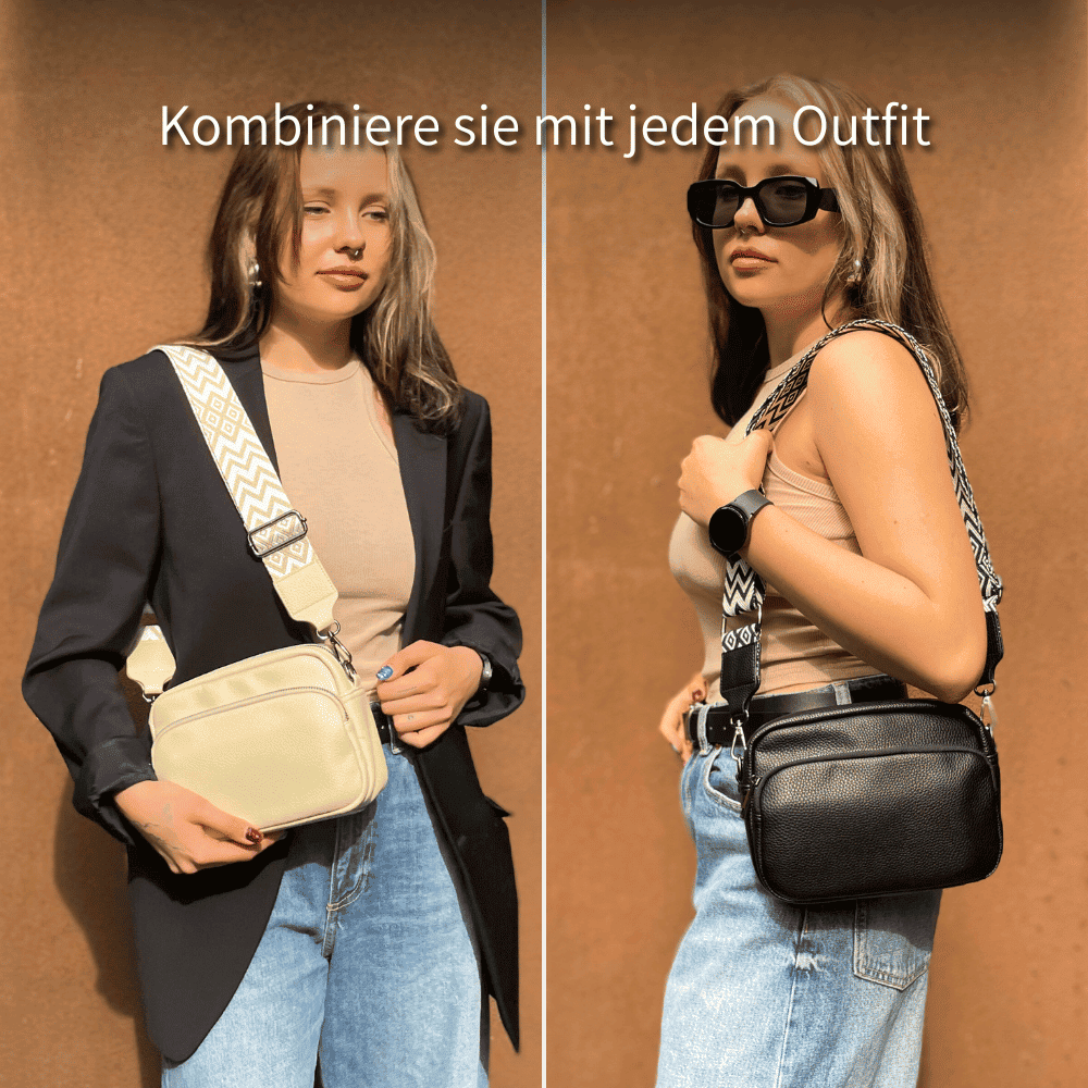 LoxBag - Premium Leder Umhängetasche