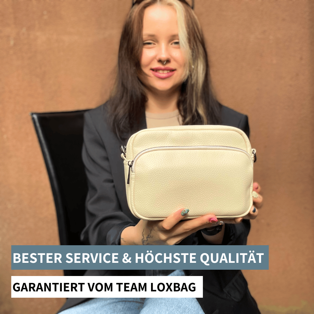 LoxBag - Premium Leder Umhängetasche